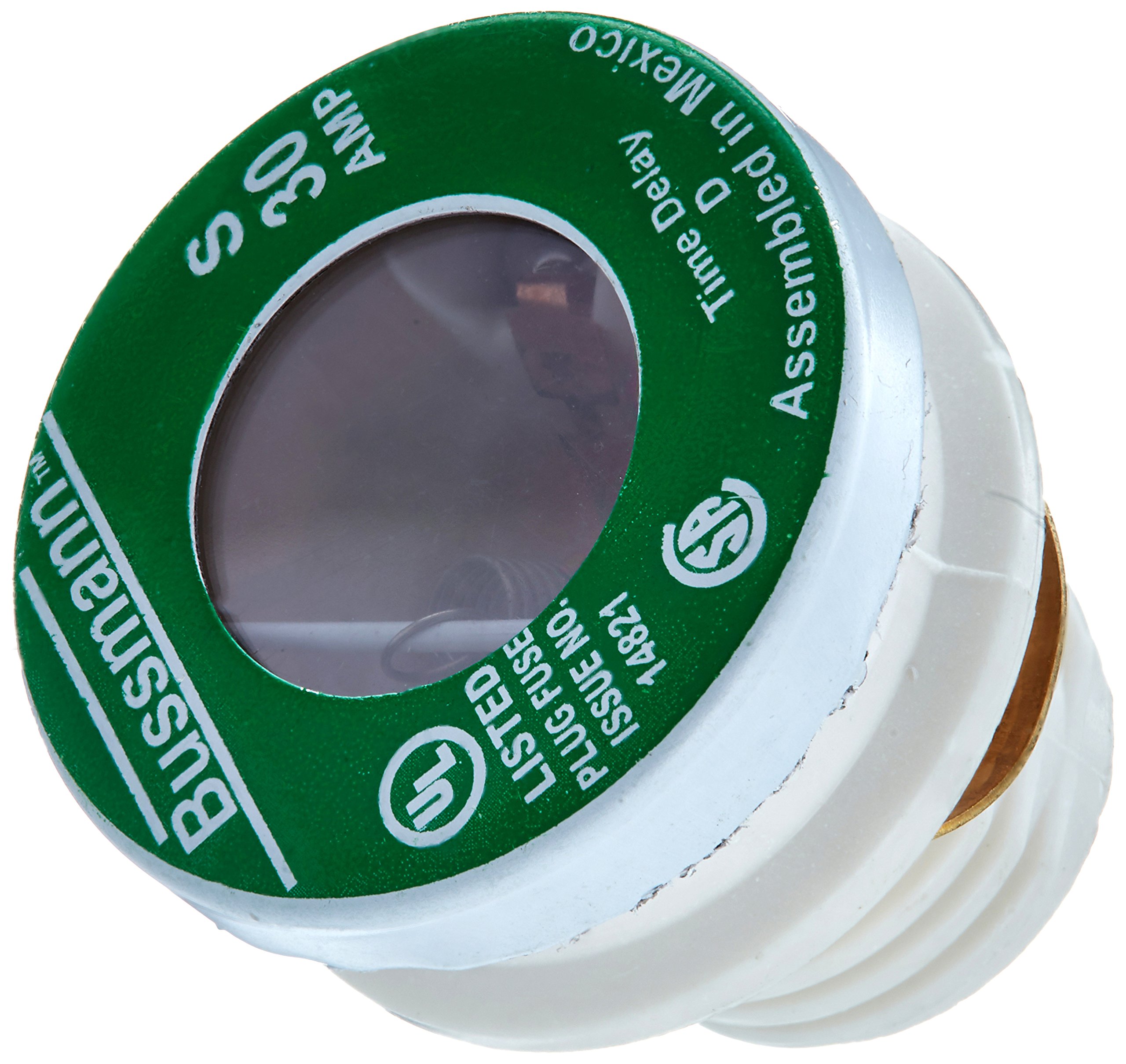 Bussmann BP/S-30 30 Amp Type S Time-Delay Dual-Element Plug Fuse